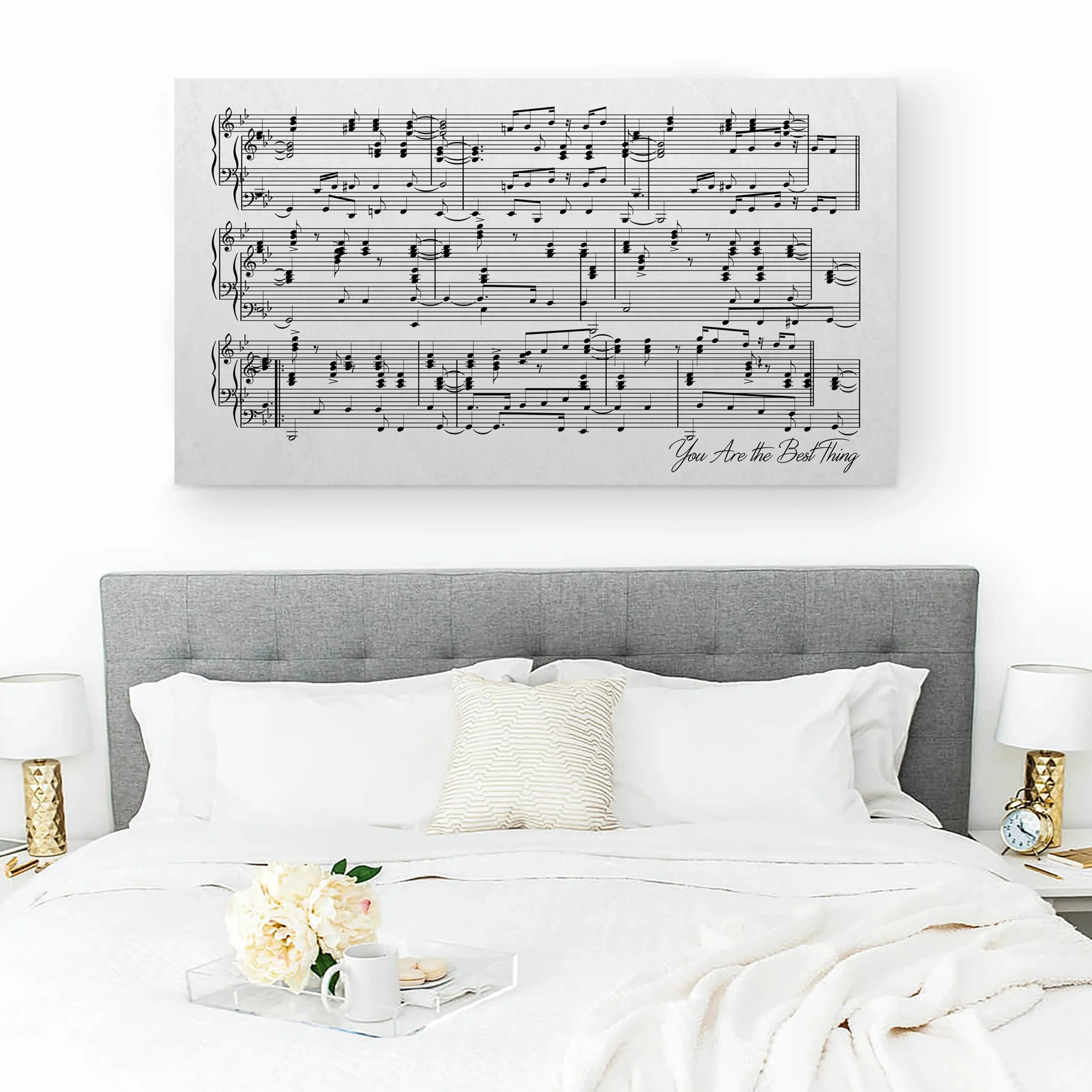 Wedding Song Sheet Music Wall Art