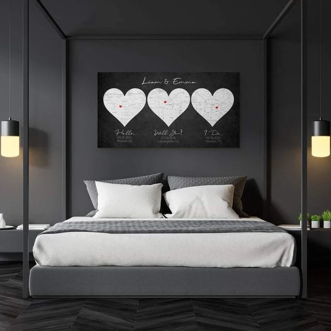 Hello. Will You. I Do Personalized Canvas