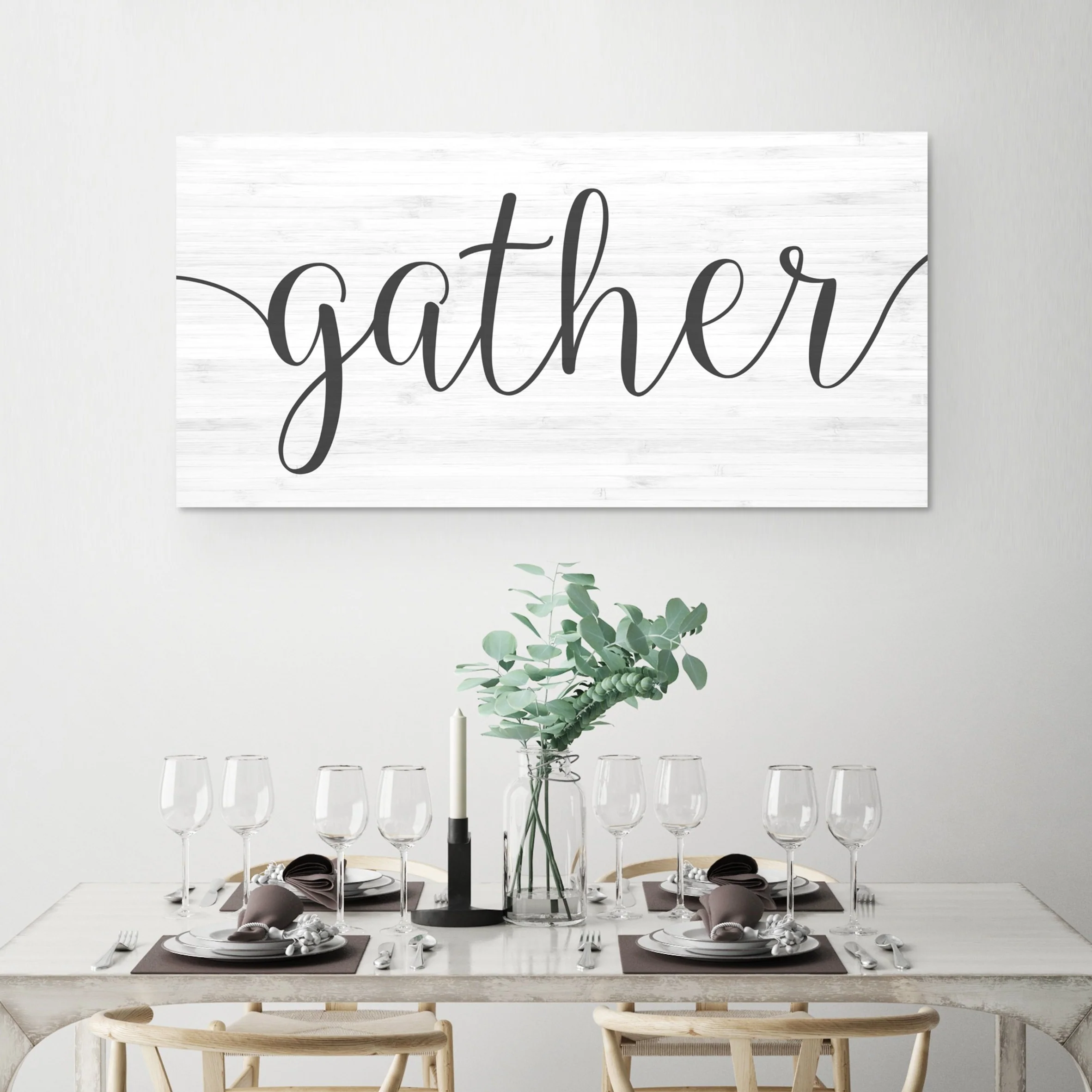 Large Gather Sign
