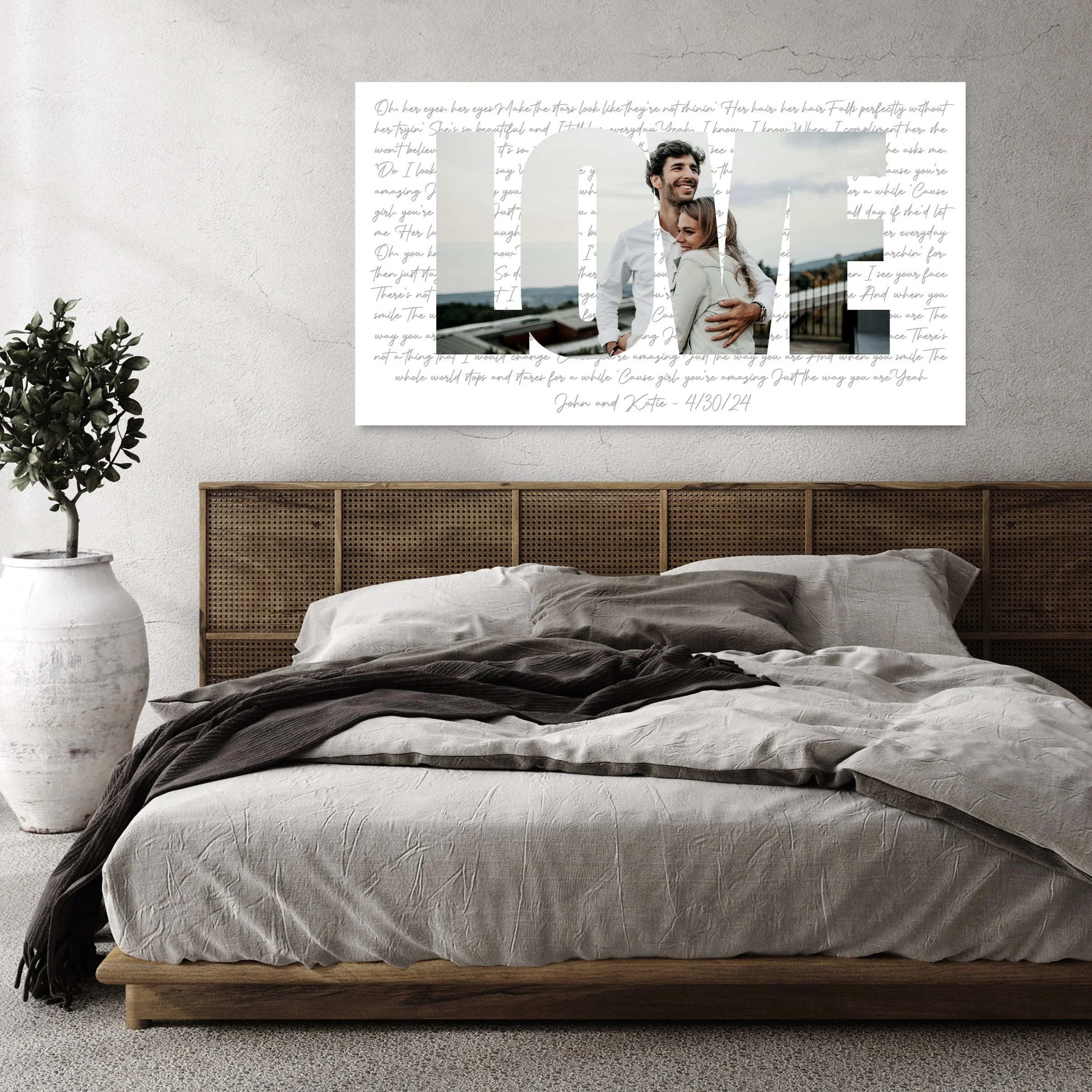 Custom Letter Photo Collage Gift