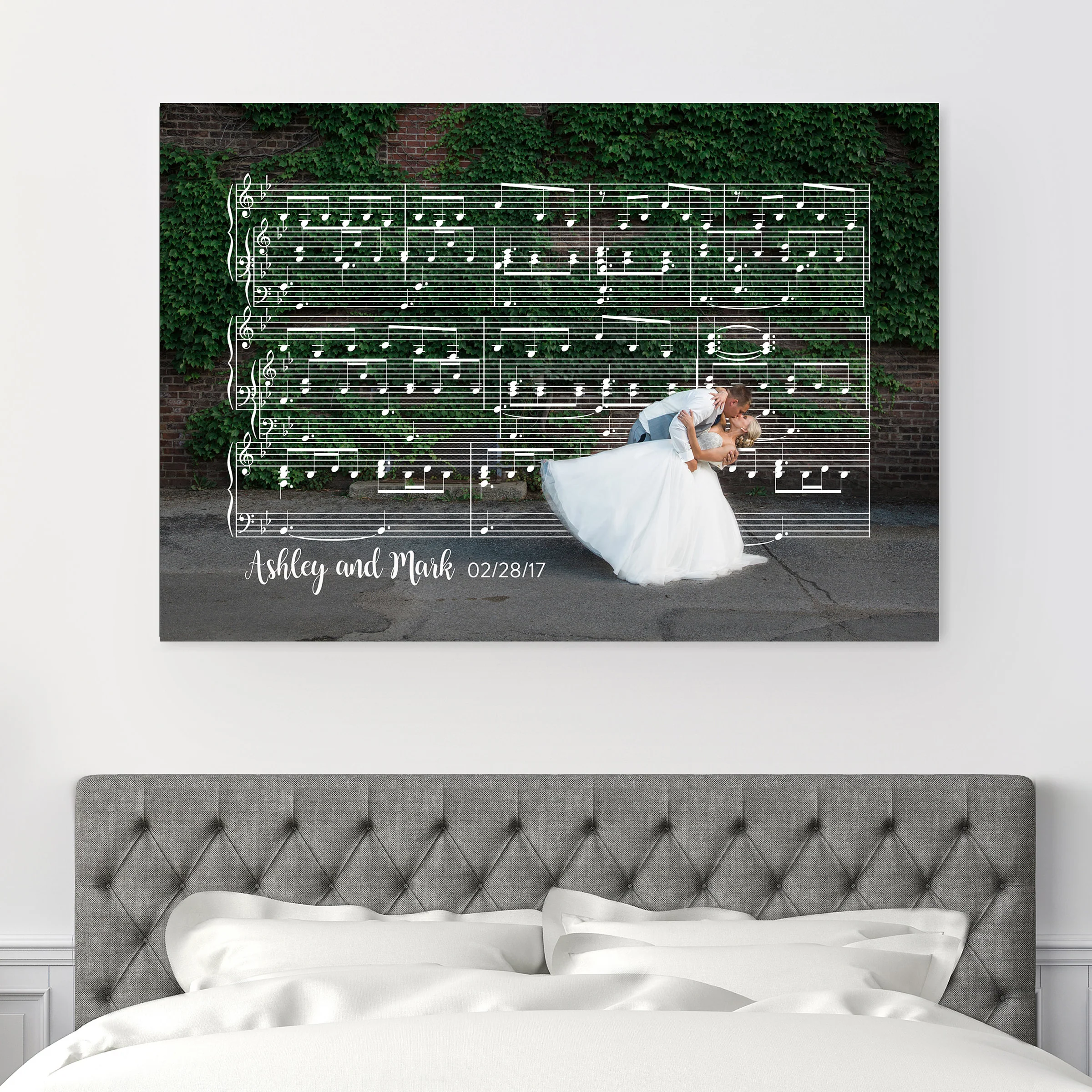 Sheet Music Art - With Photo