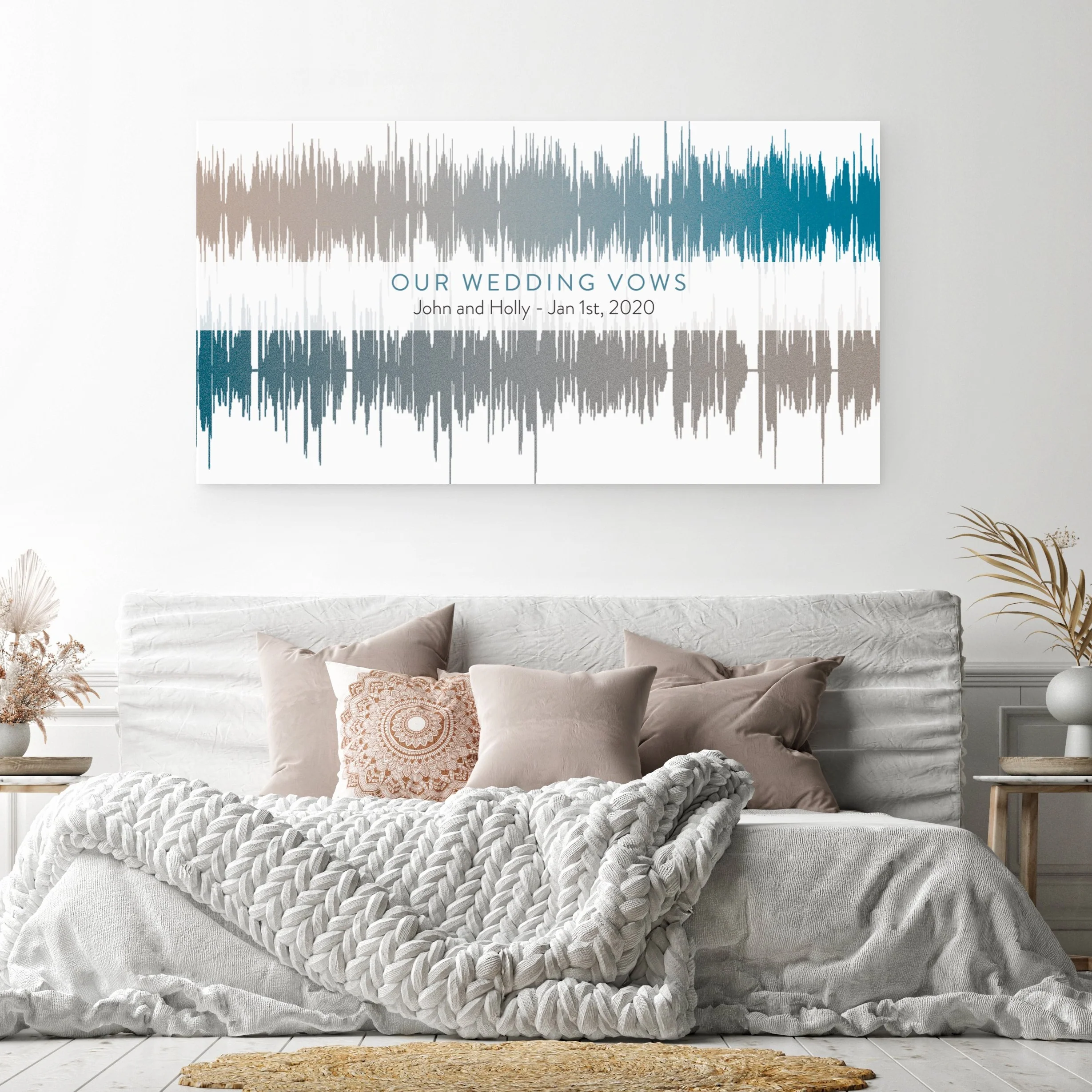 Two Soundwaves - Soundwave Art