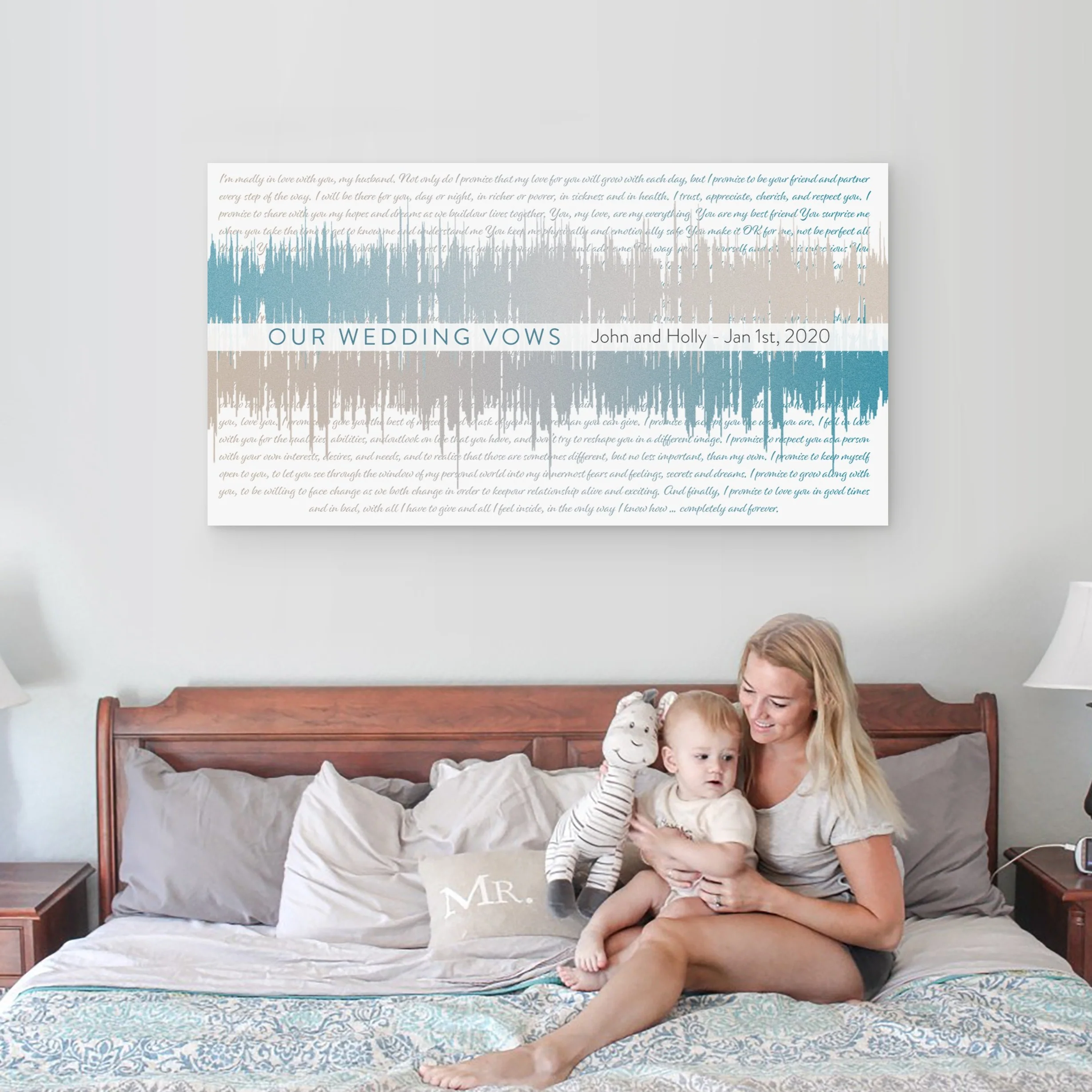 Soundwaves With Vows - Soundwave Art
