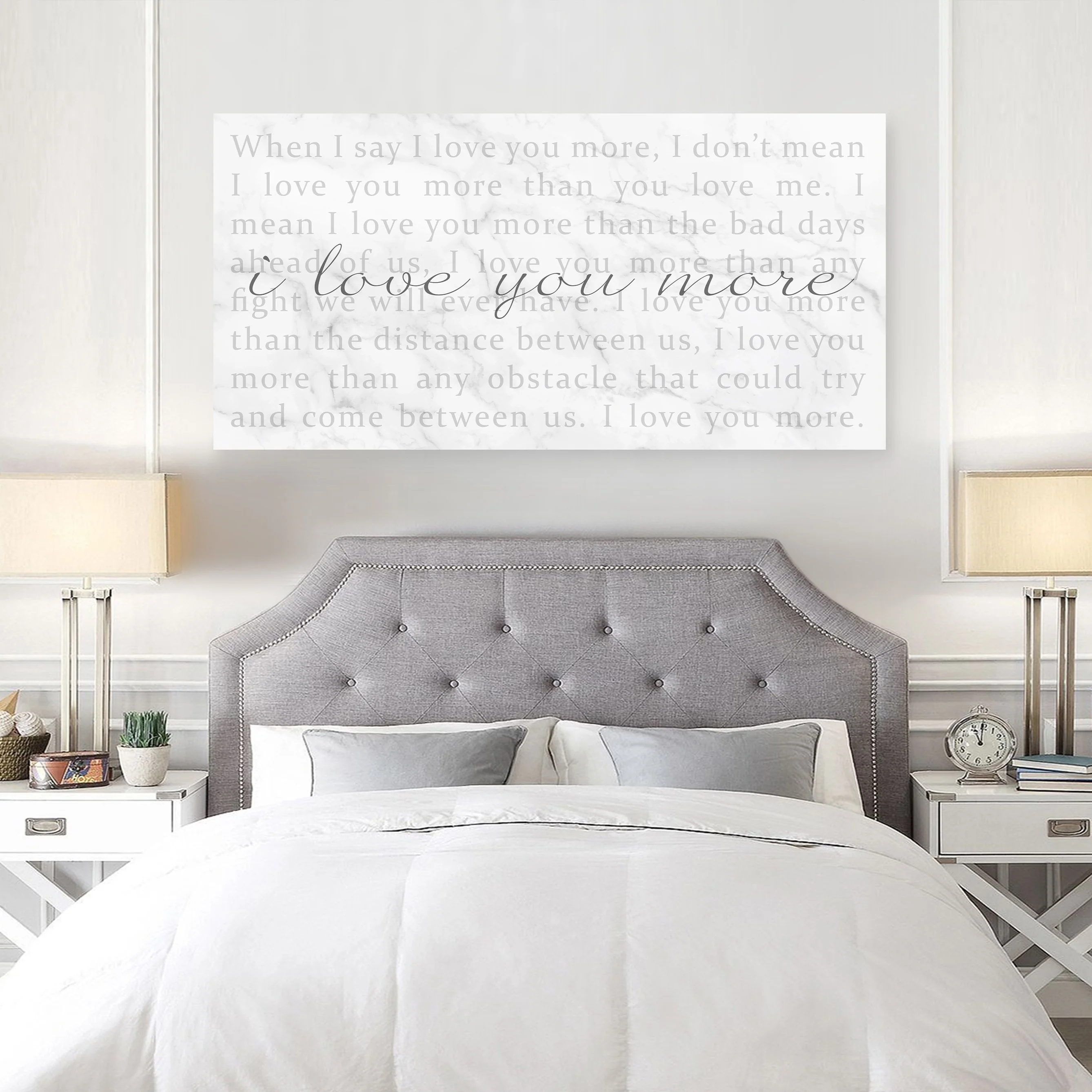 When I Say I Love You More Sign